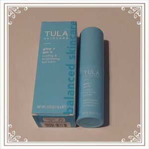 BNIB~TULA SKINCARE Glow + Get It Cooling & Brightening Eye Balm~$38 Retail